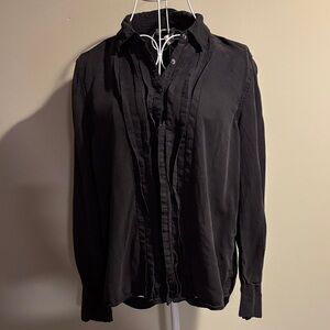 Sundance Button Down Top, Size Small